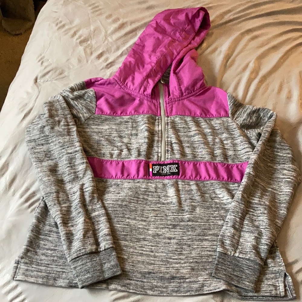 Victoria secret pink hoodie. Good used condition size small